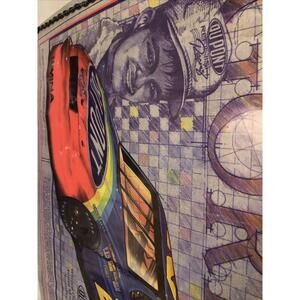 NASCAR DuPont Jeff Gordon 1992 Atlanta Motor Speedway Poster vintage 22.5”x18”